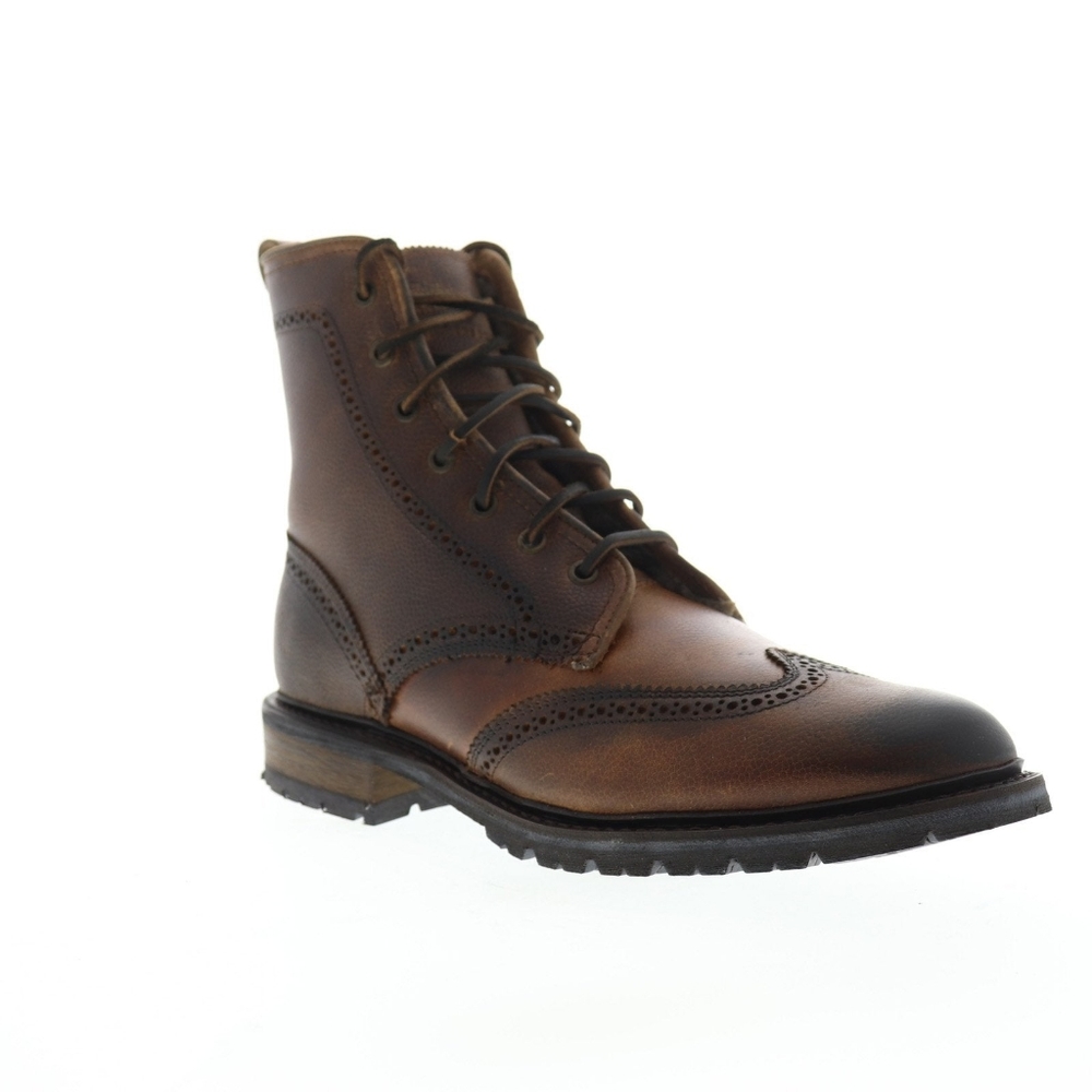 FRYE  James Lug Wingtip boots size 12